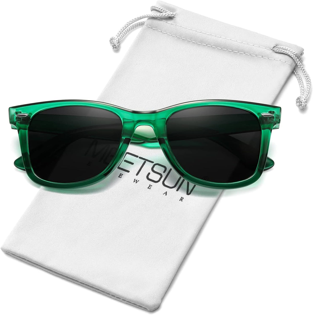 Polarized Sunglasses for Women Men Classic Retro Square Frame Driving Trendy Sun Glasses UV Protection