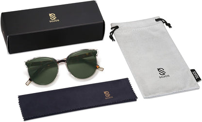 Oversized round Sunglasses for Women and Men