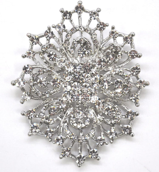 s 2 1/2-Inch Rhinestone Brooch | BW-171-182
