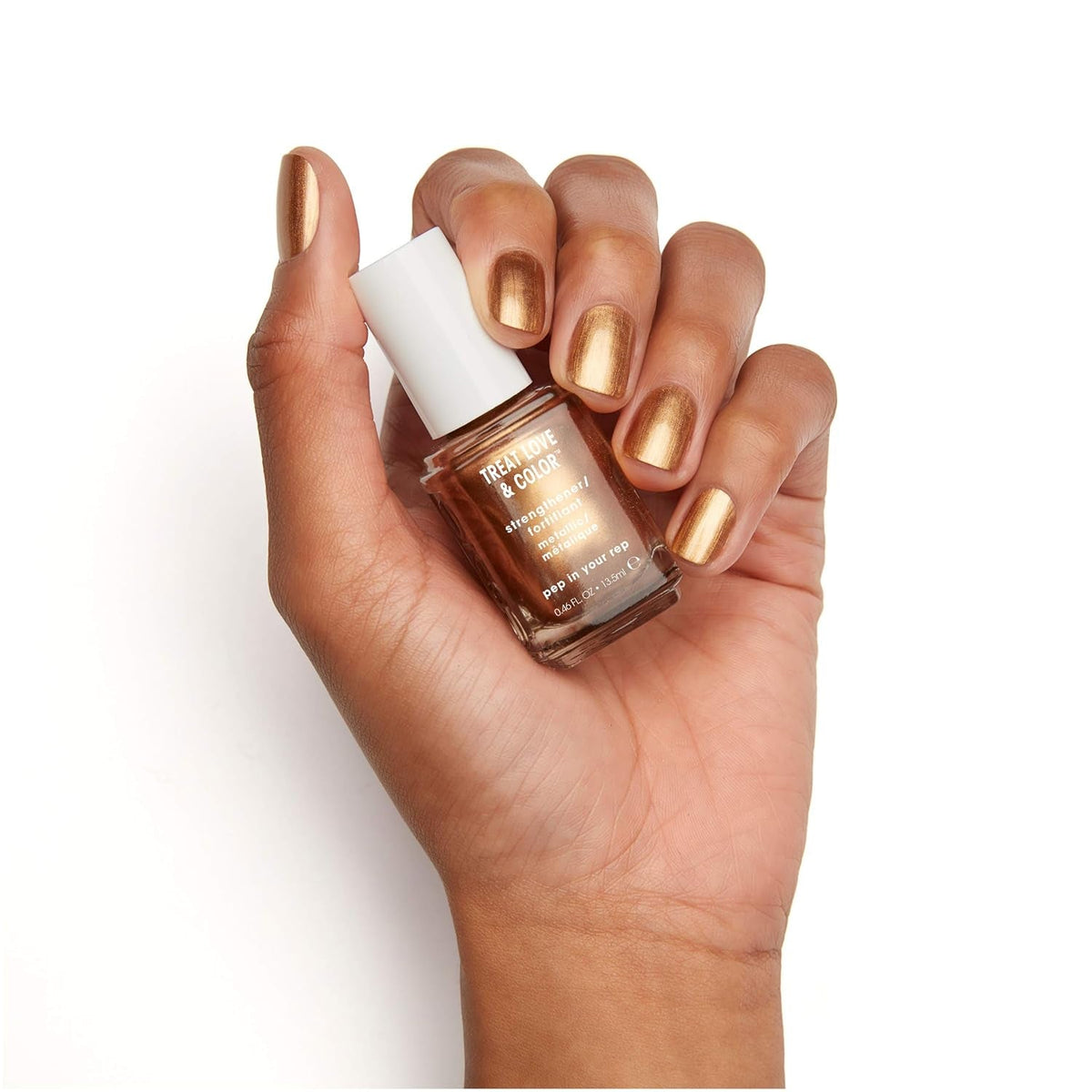 Treat Love & Color Nail Polish for Normal to Dry/Brittle Nails, Pep in Your Rep, 0.46 Fl. Oz.