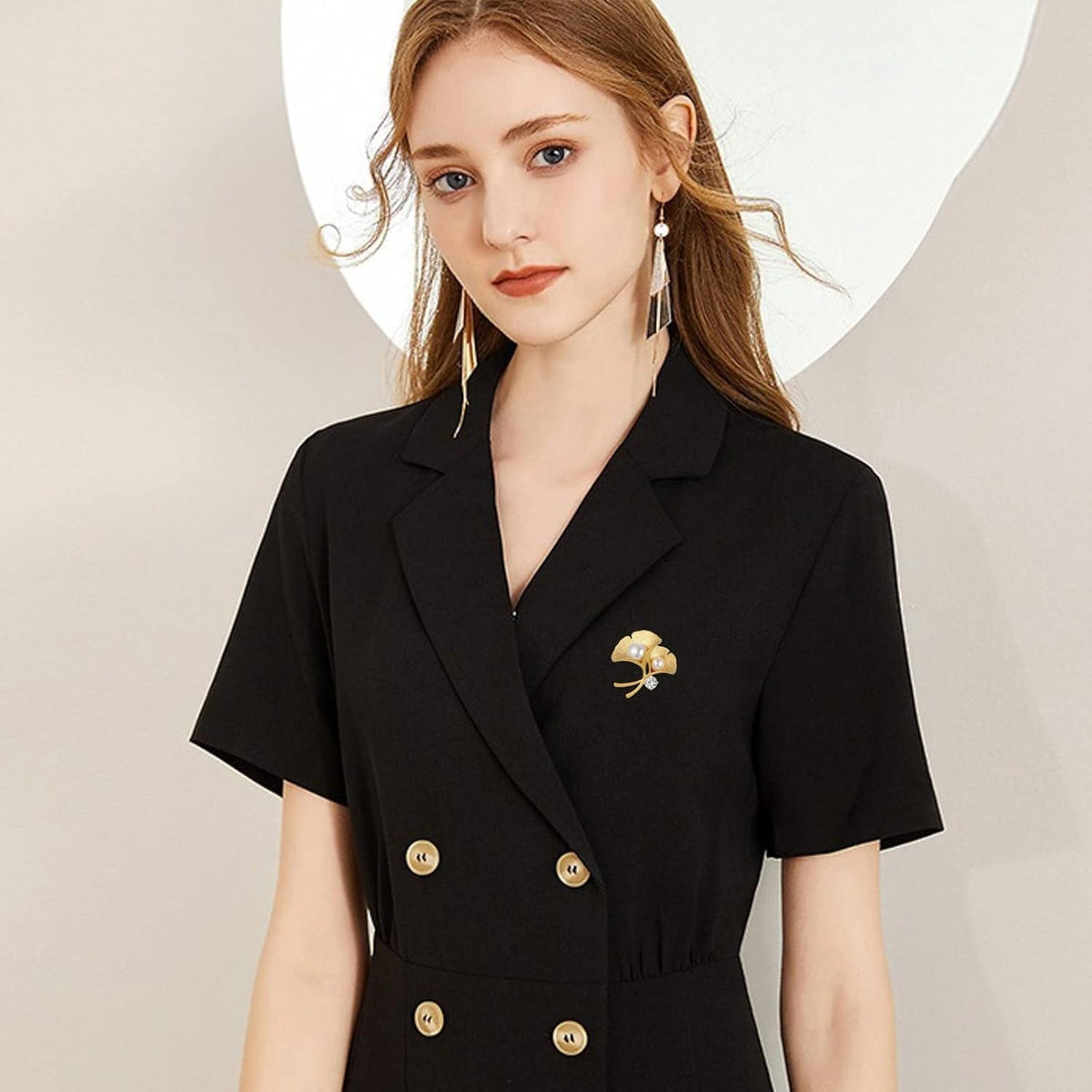 Xmas Gifts Brooches Pins Fashion Flower Drop Oil Brooch Fresh Women Wear Alloy Brooch Suit Accessories Corsage A-Z 26 Letters Pins Brooches