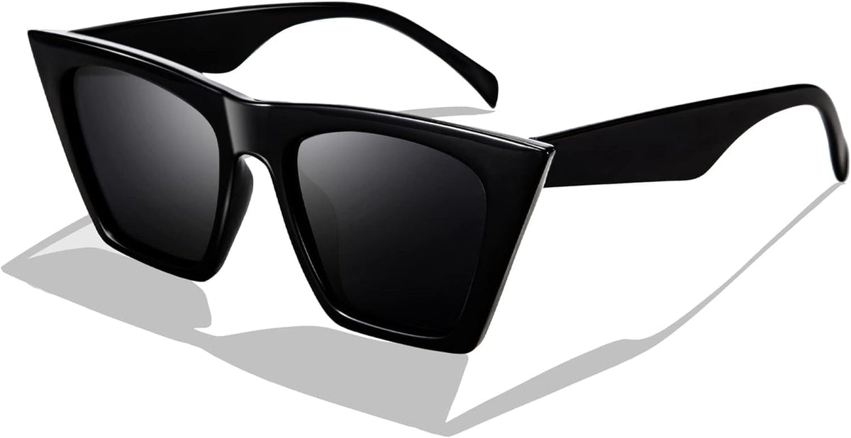 Vintage Square Cat Eye Sunglasses Women Trendy Cateye Sunglasses B2473