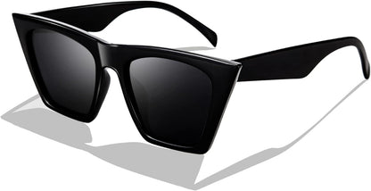 Vintage Square Cat Eye Sunglasses Women Trendy Cateye Sunglasses B2473