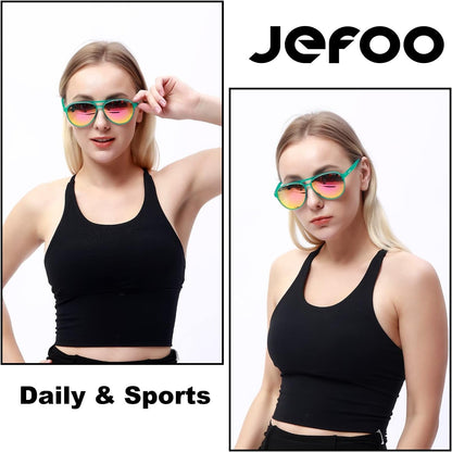 Polarized Aviator Sunglasses for Women Men Retro Trendy Sports Sunglasses for Outdoor UV400 Protection