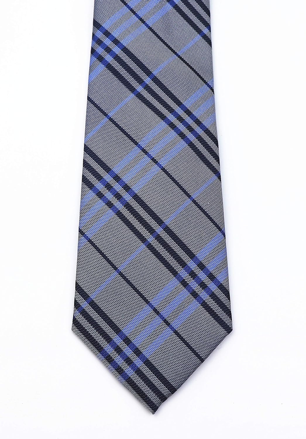 Men'S Plaid Check Stripe Ties Pattern Business Formal Designer Neckties