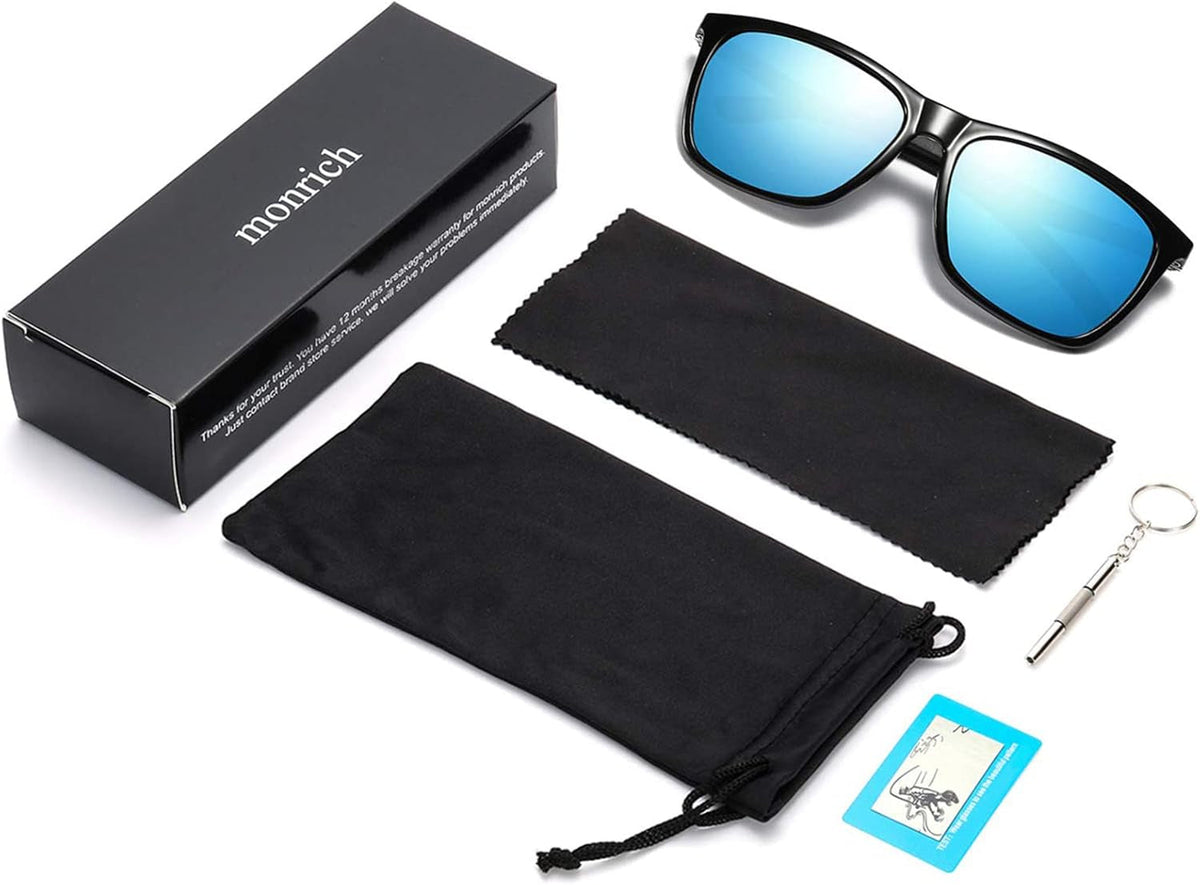 Polarized Sunglasses for Men Aluminum Mens Sunglasses Driving Rectangular Sun Glasses for Men/Women