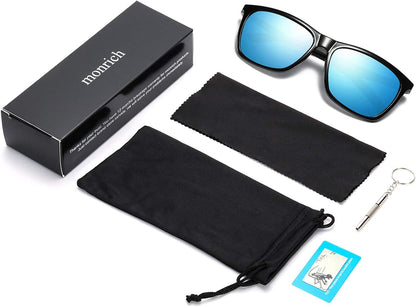 Polarized Sunglasses for Men Aluminum Mens Sunglasses Driving Rectangular Sun Glasses for Men/Women