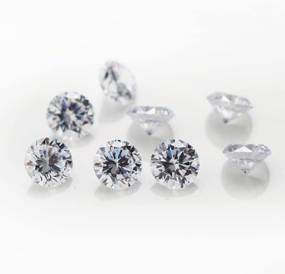 Round Cut 5A Cubic Zirconia Stone Mix 15 Colors Loose CZ Stones Synthetic Gemstone for Jewelry Making