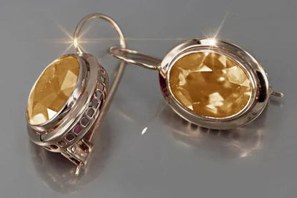 New Fashion 1 Pair Exquisite 1.25ct Round Cut Garnet Ruby Stud Earrings Casual 18 K Yellow Gold Earrings Banquet Jewelry Earrings for Women