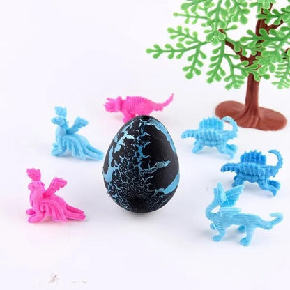 10pcs/5pcs/lot Magic Water Growing Egg Hatching Colorful Dinosaur Add Cracks Grow Eggs Cute Children Kids Toy For Boys