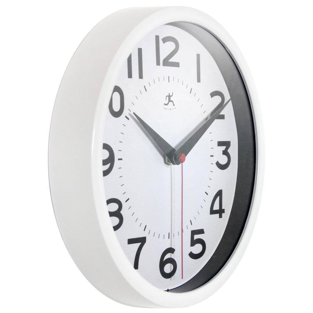 White Metro Wall Clock