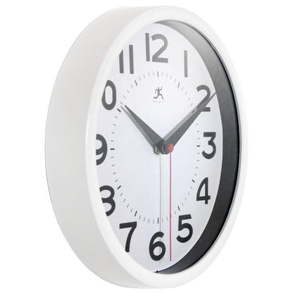 White Metro Wall Clock