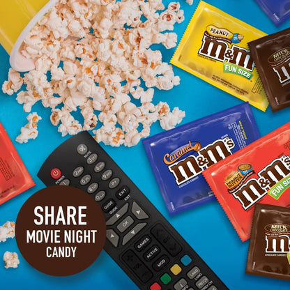 Fun Size Milk Chocolate, Peanut, Peanut Butter & Caramel Candy Variety Pack, 30.35 Oz/55 Ct Bulk Candy Bag