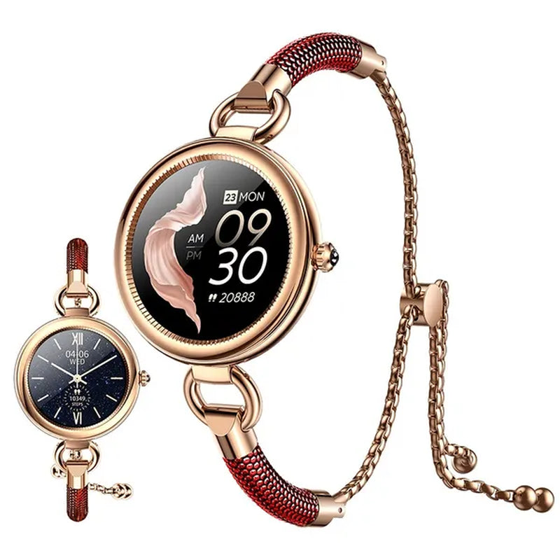 2022 EIGIIS Fashion Smart Watch Full Touch Luxury Smartwatch Women Health Monitor Multi-sports Modes Fitness Bracelet For Ladies
