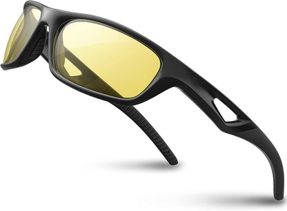 Polarized Sports Sunglasses Driving Sun Glasses Shades for Men Women Tr90 Frame for Cycling Fishing Running RB831