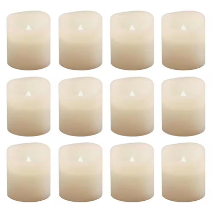 1.5 In. Warm White Votive LED Candle (Set of 12)