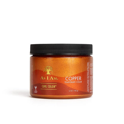 Curl Color - Copper - 6 Ounce - Color and Curling Gel - Temporary Color - Medium Hold - Vegan & Cruelty Free