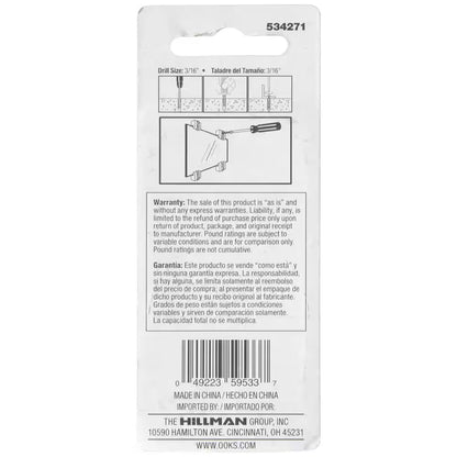 1/8 In. Plastic Mirror Clip (8-Pack)