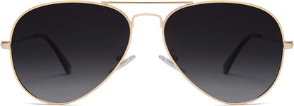 Classic Aviator Polarized Sunglasses for Men Women Vintage Retro Style