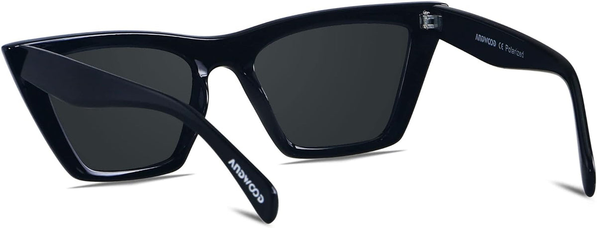 Cat Eye Sunglasses for Women Polarized Cateye Frames Fashion Vintage Square Classic Retro Sun Glasses