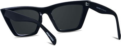 Cat Eye Sunglasses for Women Polarized Cateye Frames Fashion Vintage Square Classic Retro Sun Glasses
