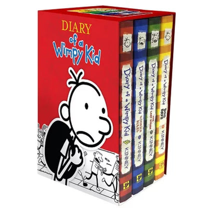 Diary of a Wimpy Kid Books 1-4 Box Set, Hardcover