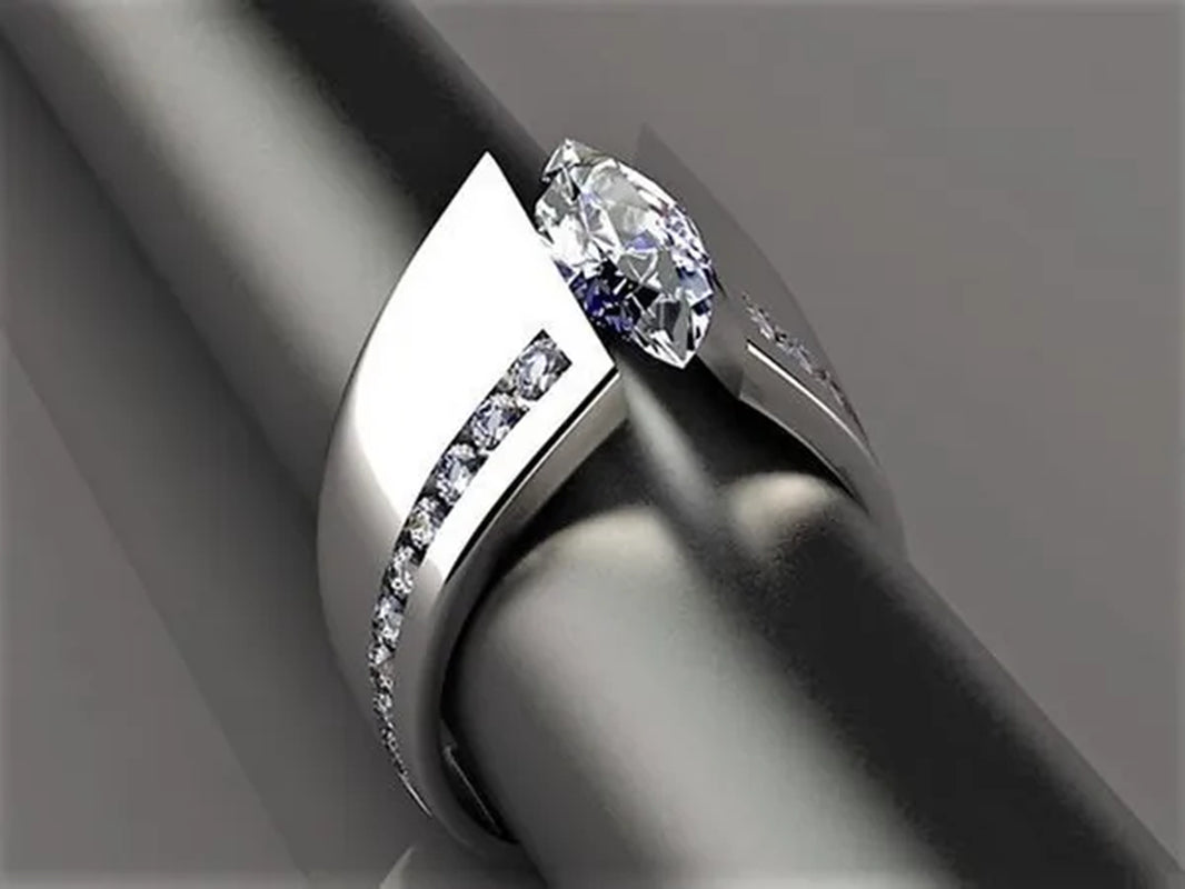 Europe and the United States new fashion zircon ring women's 925 sterling silver white sapphire diamond ring creative horse eye ring princess party engagement wedding ring banquet gift jewelry size US5-11