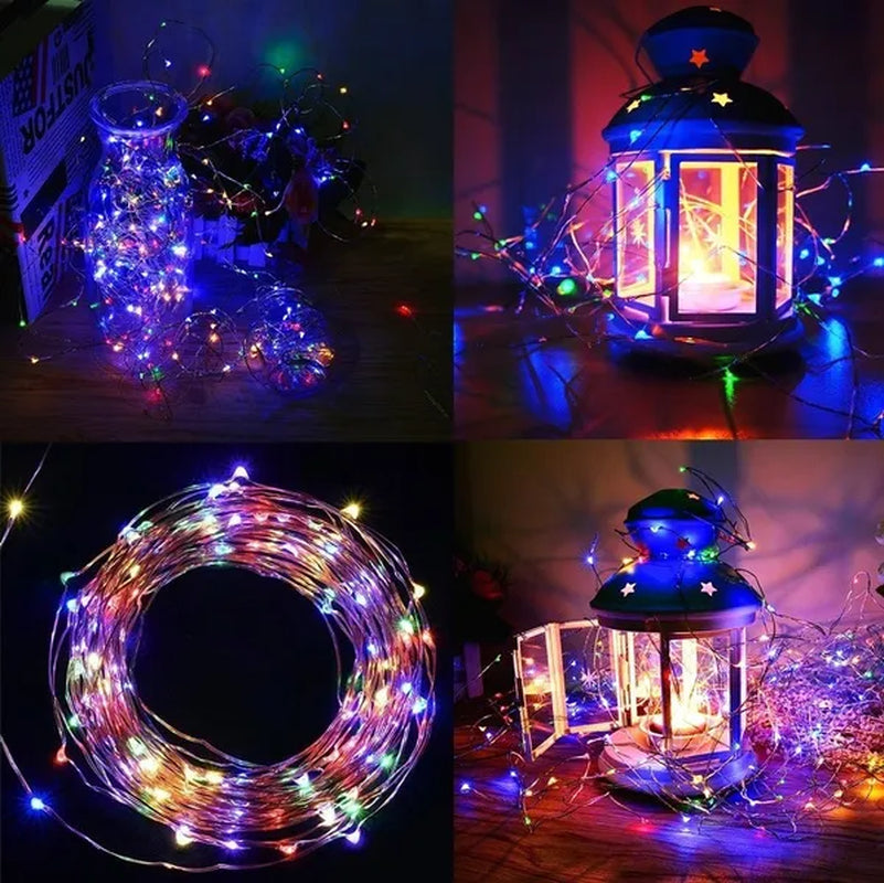 2020 1M - 10M LED Fairy String Lights Fairy Light Battery Operated For Christmas Xmas Party Home Decor LED Strings & Decoration Lights