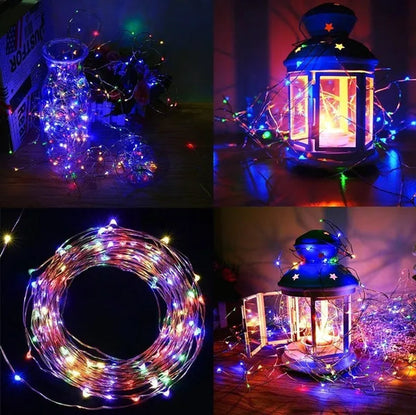 2020 1M - 10M LED Fairy String Lights Fairy Light Battery Operated For Christmas Xmas Party Home Decor LED Strings & Decoration Lights