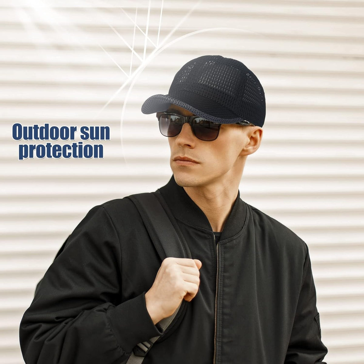 Summer Mesh Baseball Cap for Men Adjustable Breathable Caps Women Men'S Hat Quick Dry Hats Casual Trucker Hat