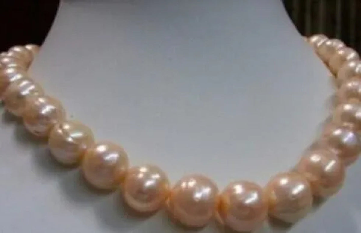 HOT South Sea Pink Baroque Pearl Necklace