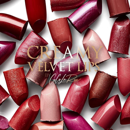 Coco La Rue Creamy Velvet Lipstick Lustrous Mauve Lipstick, High-Shine Plumping Lip Balm, Hydrating Lip Color (CLR-C 204 Smooth)