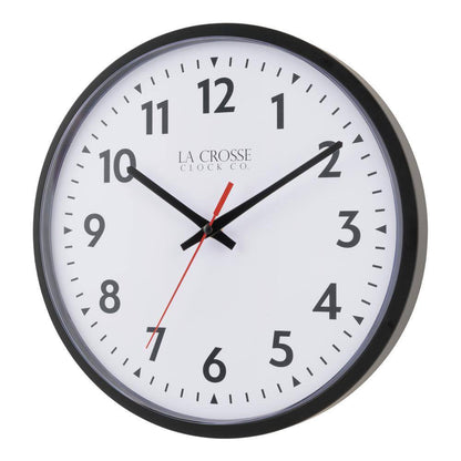 13 In. Info-Tech Commercial Quartz Analog Wall Clock