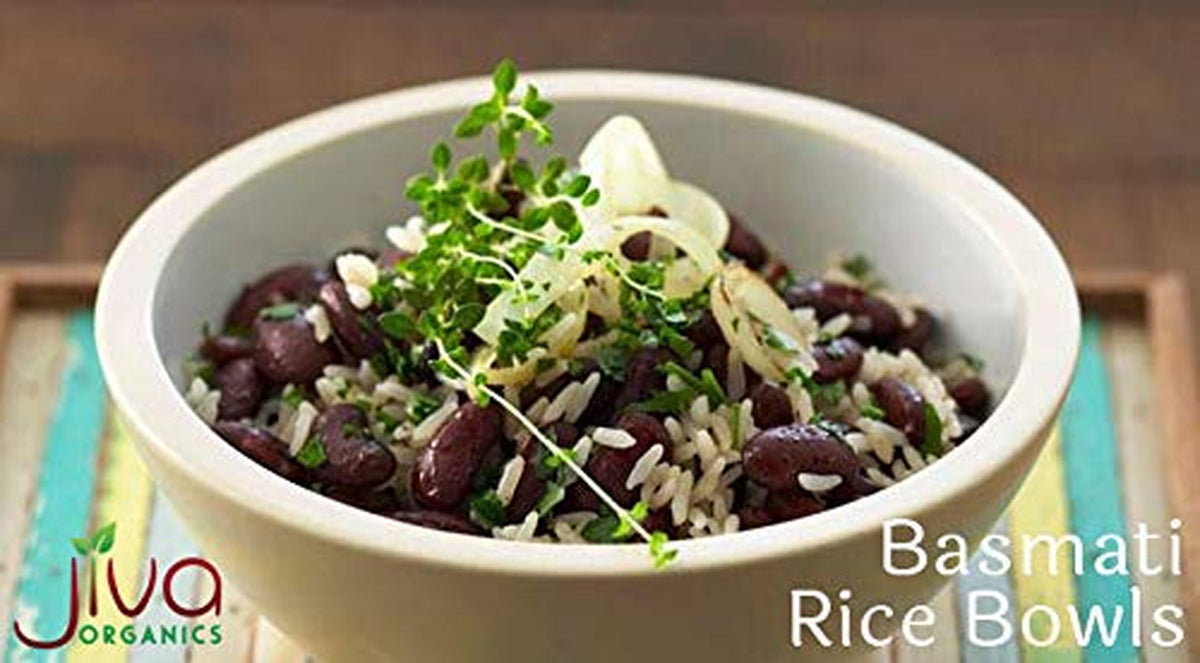 Organic Basmati Rice 4 LB Bag - Pure, Extra Long, Premium Quality from India - by