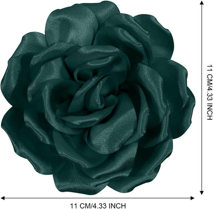 Rose Flower Brooch and Pin | Elegant Hair Clip and Accessory for Women'S Dress