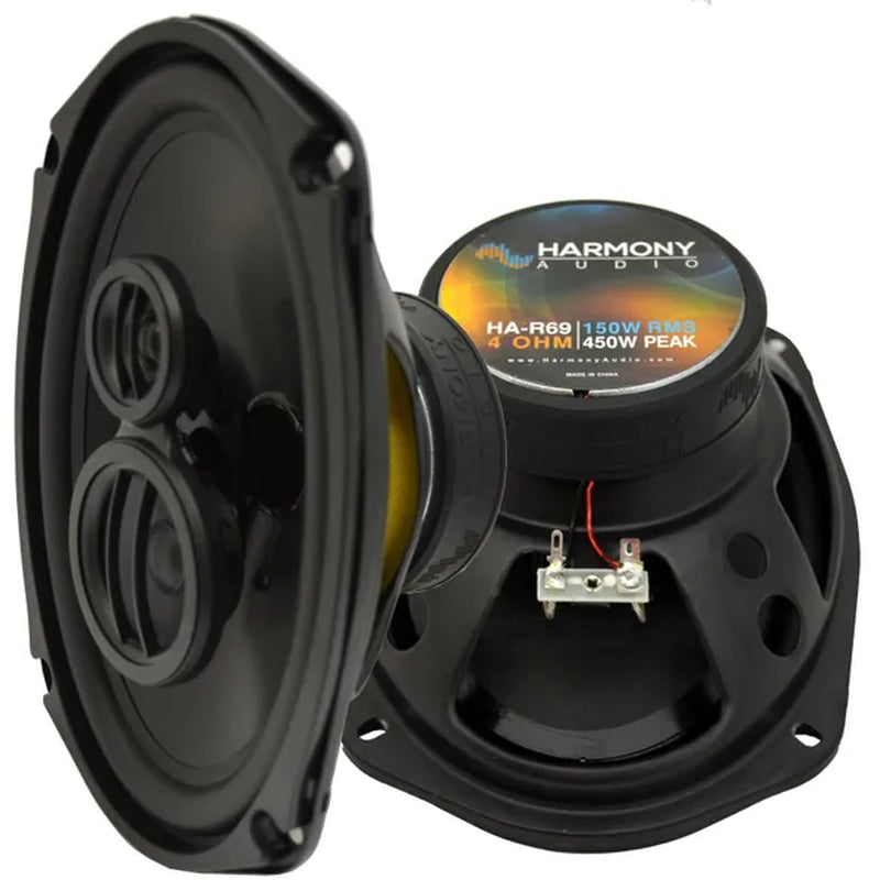 Harmony Audio HA-R69 Car Stereo Rhythm Series 6X9 Replacement 450W Speakers