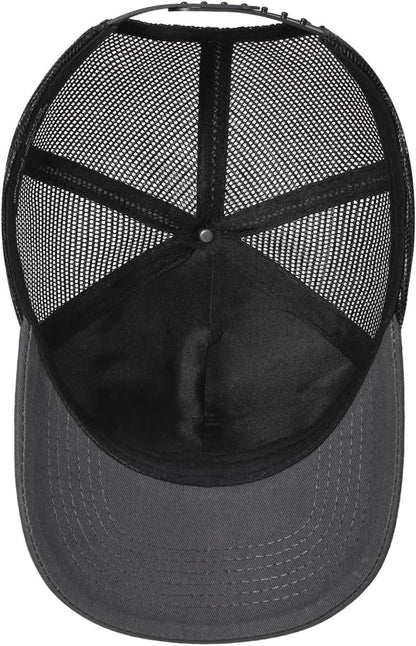 American Flag Trucker Hat - Snapback Hat, Baseball Cap for Men Women - Breathable Mesh Side, Adjustable Fit - for Casual Wear