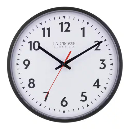 13 In. Info-Tech Commercial Quartz Analog Wall Clock