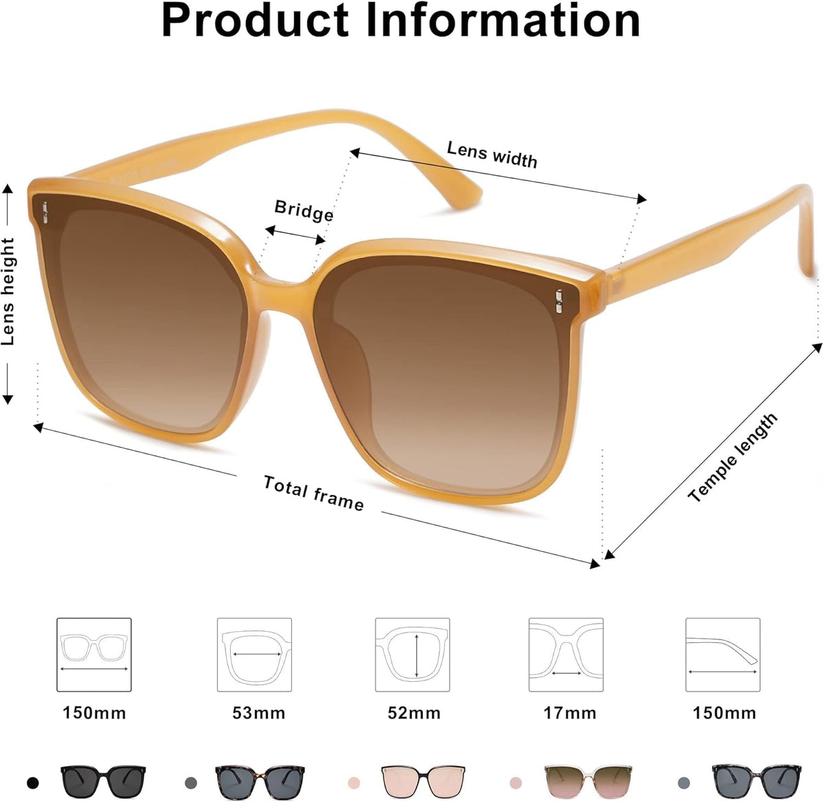 Trendy Oversized Sunglasses for Women and Men