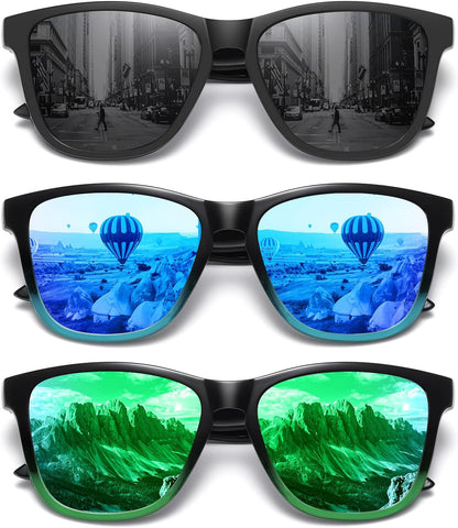 Polarized Sunglasses for Women Men Trendy Classic Retro Designer Style Fashion UV400 Protection
