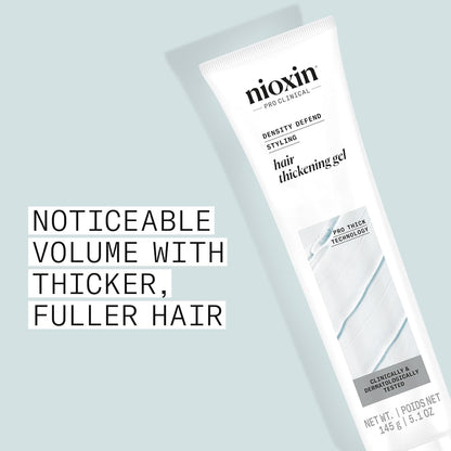 Nioxin Density Defend Hair Thickening Gel | for Volumizing and Fuller Hair| No Stickiness or Stiffness | 5.1 Fl Oz