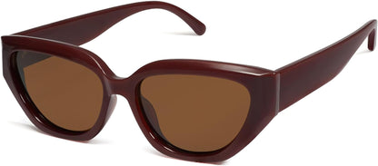 Trendy Cute Cat Eye Polarized Sunglasses for Women Fashion Cateye Womens Sunnies SJ2237