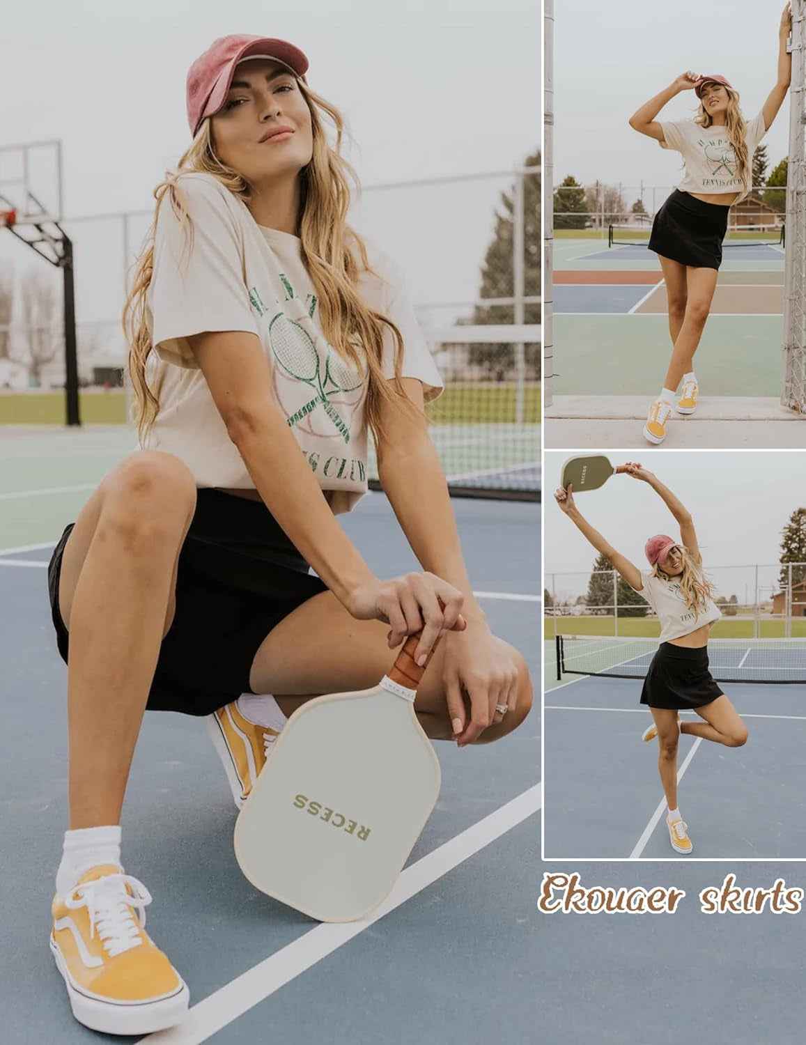 Women'S Active Performance Skort Lightweight Skirt for Running Tennis Golf Workout Sports