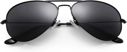 Aviator Sunglasses for Men Women Classic Polarized UV400 Protection