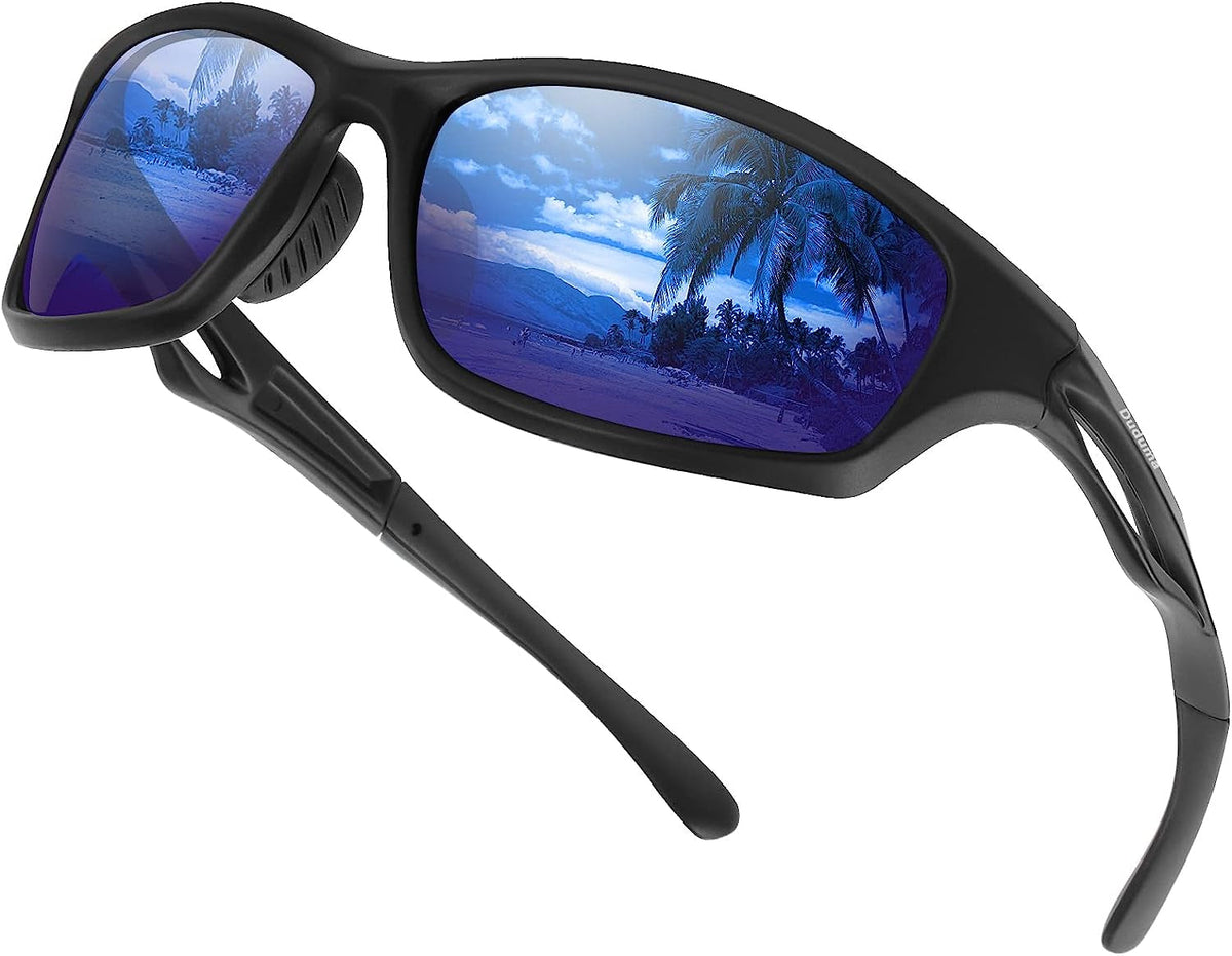 Polarized Sports Sunglasses for Men Women Running Cycling Fishing Golf Driving Shades Sun Glasses Tr90