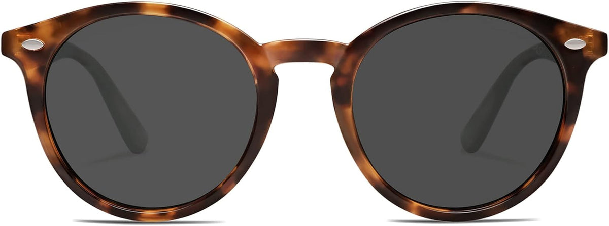 Retro Round Polarized Sunglasses for Women Men Classic Vintage Sunnies SJ2069