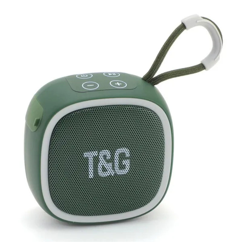 2023 T&G Mini Bluetooth Speaker Portable Speaker Wireless Connection Outdoor Sport Audio Stereo Support TF FM Card Car Audio