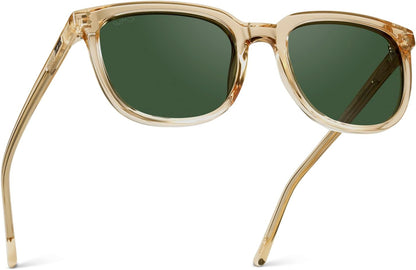Polarized Classic Retro Flat Square Unisex Sunglasses