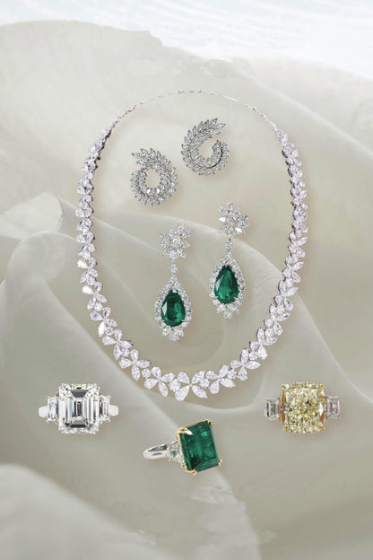 Important 21.49ct Marquise and Pear Diamond Cluster Clip-On Earrings