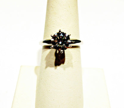 GIA H VS2 TRIPPLE EXCELLENT ROUND BRILLIANT SIX PRONG SET DIAMOND